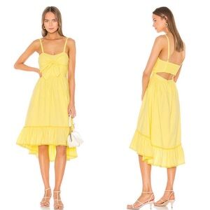 Tularosa Phyllis Dress Bashful Blush Yellow